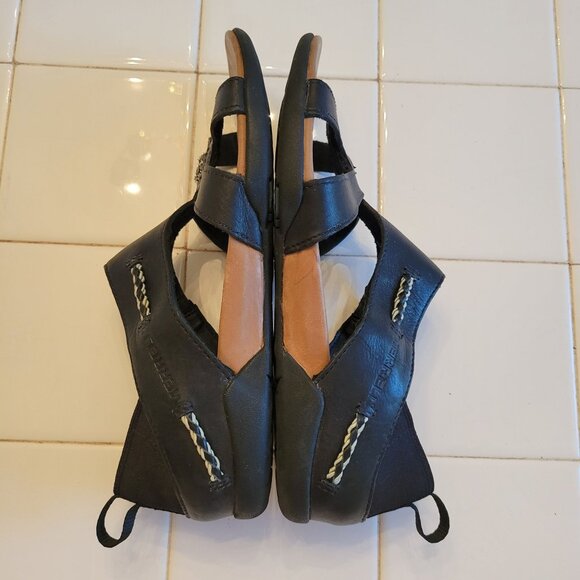 Merrell‎ Flaxen Black Performance Sandals 6 Comfort Open Toe Hiking Outdoors - Picture 4 of 9